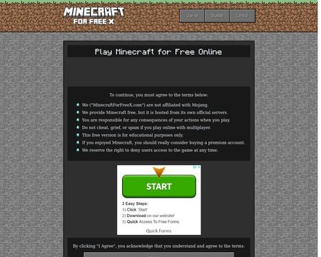 Minecraft Gratis Online