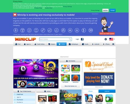 Miniclip Games on X: Hello  Web Users