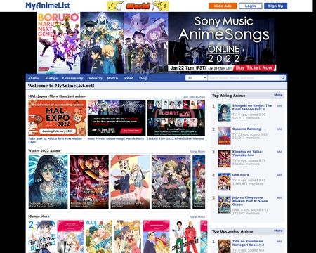 MyAnimeList Reviews - 23 Reviews of Myanimelist.net