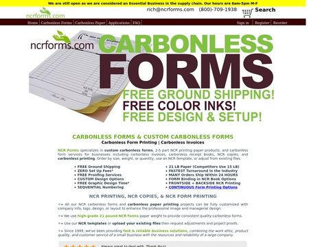 Carbonless Forms, Carbonless Form