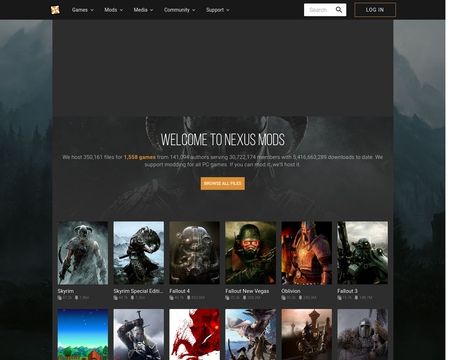 nexus mods new website