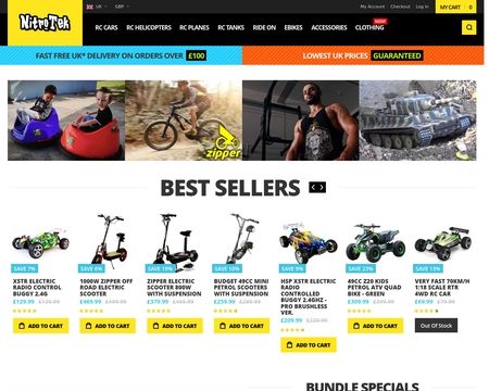 Nitrotek rc deals cars