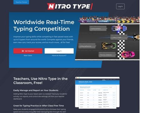 Nitro Type - Racing Typing Games