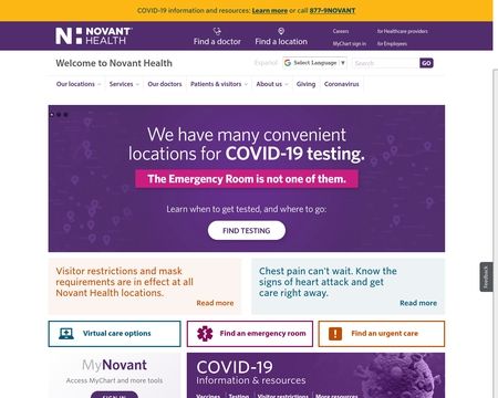 Novant Health Reviews 54 Reviews of Novanthealth Sitejabber