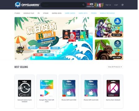 Buy Gift Cards, Game Cards & CD Keys - OffGamers Online Game Store