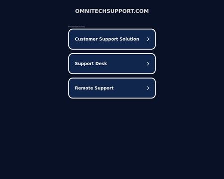 how to remove omnitech support
