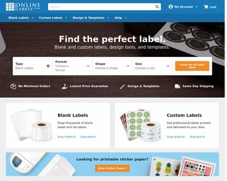 Waterproof Labels - Blank & Custom Online Labels