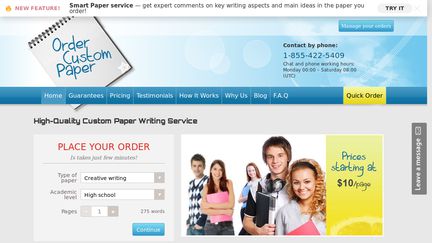 find an essay online