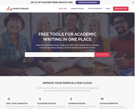 website to type papers