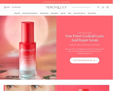 Peach & Lily Lactic Acid Repair Serum Review 2021