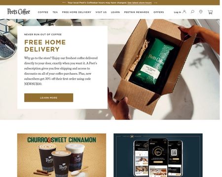 Peet S Coffee Reviews 6 Reviews Of Peets Com Sitejabber