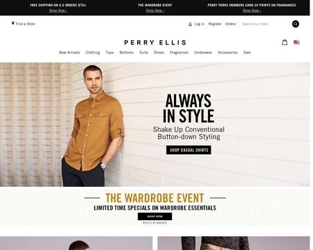 perry ellis website