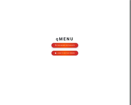 qMenu Food Ordering App