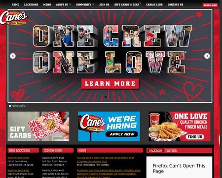 Raising Cane's Gift Card