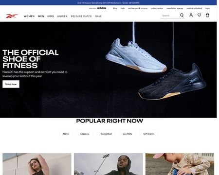 Reebok is and English Footwear and Clothing Business and a