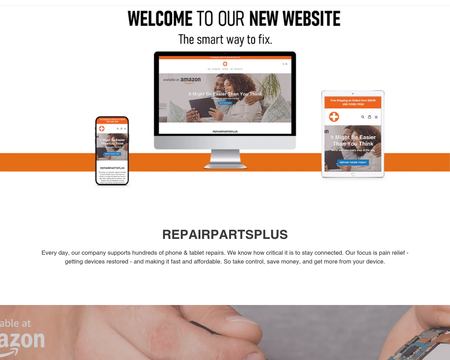 Image of Tool Parts Plus website