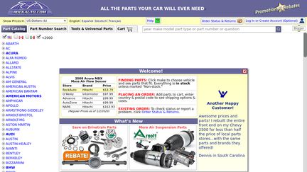 RockAuto Reviews - 142 Reviews of Rockauto.com | Sitejabber