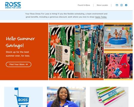 ross stores website