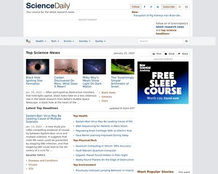 science daily app