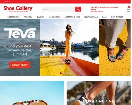 shoe gallery website