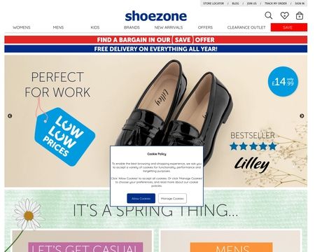 shoe zone buy one get one free
