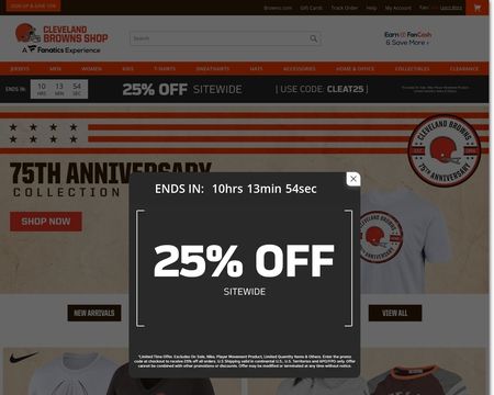 Shop.clevelandbrowns Reviews - 1 Review of Shop.clevelandbrowns.com