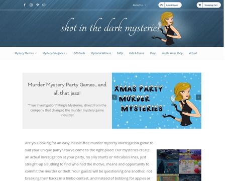 Murder Mystery Party Games from Shot In The Dark Mysteries