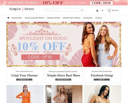 websites to get dresses
