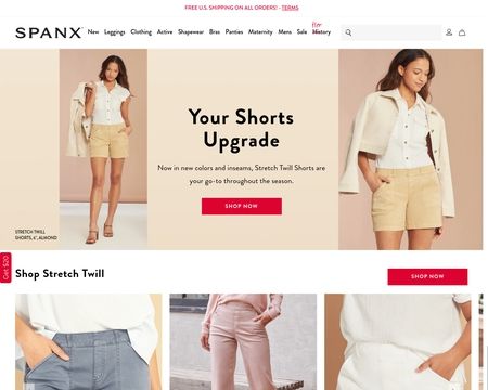 Spanx offers free express shipping today only