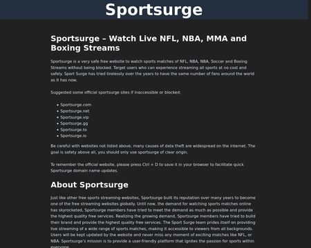 Sportsurge.click Reviews 3 Reviews of Sportsurge.click Sitejabber