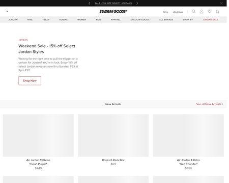 websites like stadium goods