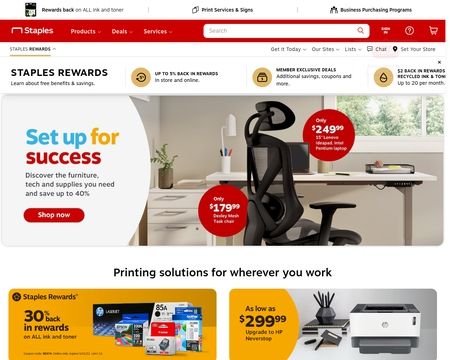 Staples Copy & Print, Office Products