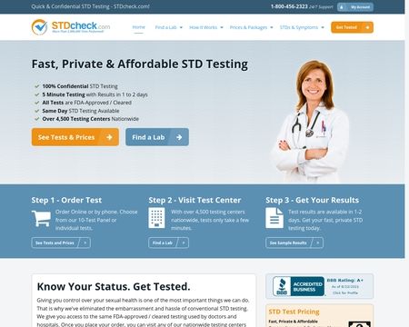 Same Day Online STD Testing STDcheck.com