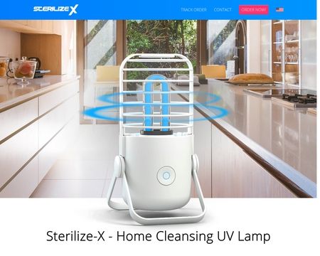 sterilize x uv light