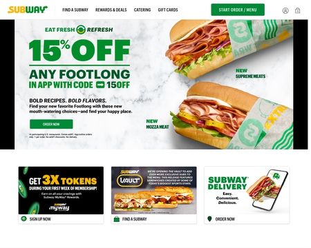 Subway Coupons in Today's Paper & On Today's Front Page 