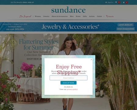 sundance shoes website