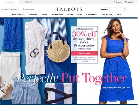 Talbots is a classic brand that offers women's clothing for every