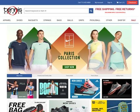 tennis express warehouse