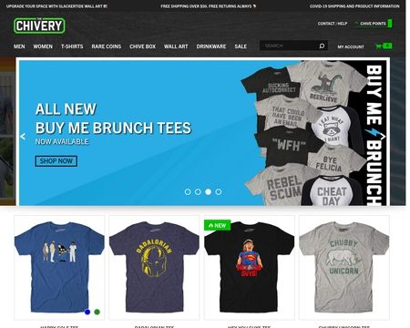 The Chivery - Official Chive Store with Funny Tees and Cool Gift Ideas