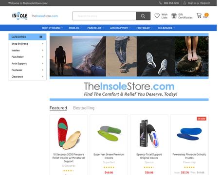 TheInsoleStore.com Reviews - 8 Reviews 