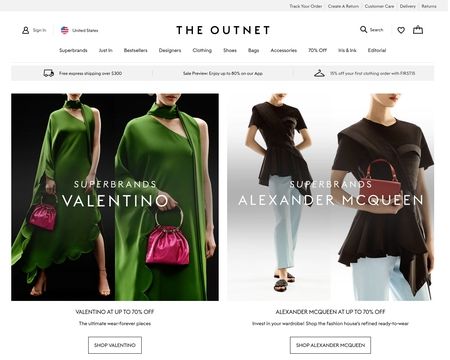 Discount Designer Fashion  Sale Up To 70% Off At THE OUTNET