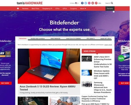 Tom's - 48 Reviews Tomshardware.com | Sitejabber