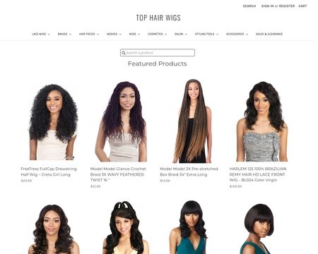 top hair wigs