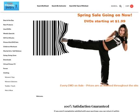 TotalFitnessDVDs Reviews 1 Review of Totalfitnessdvds