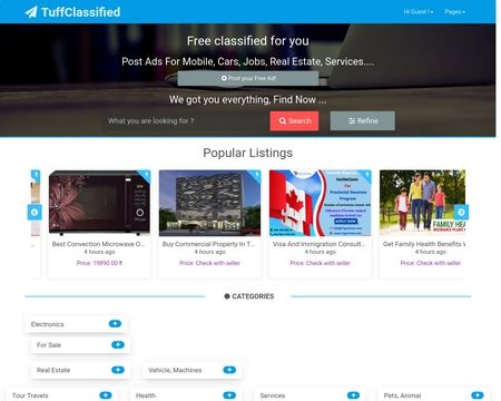 Free Classifieds Ads In India Buy/Sell/Rent - Tuffclassified