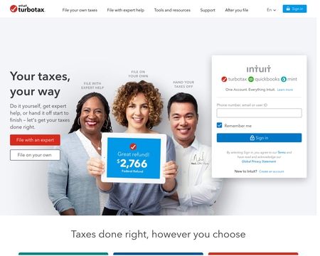 intuit turbotax free online