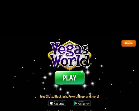 Www vegas world free slots online
