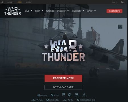 War Thunder — Registration