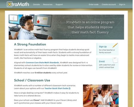 xtramath classroom sign in org